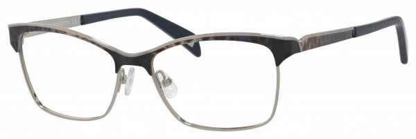 Liz Claiborne Liz Claiborne 635 Eyeglasses, 0S6F Blue Pattern