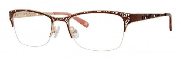 Liz Claiborne Liz Claiborne 645 Eyeglasses, 009Q Brown