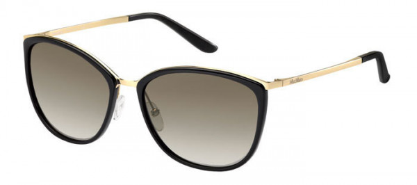 Max Mara Max Mara Classy I Sunglasses, 0NO1 Light Gold Black