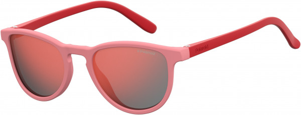 Polaroid Core Polaroid 8029/S Sunglasses, 0C48 Pink Red