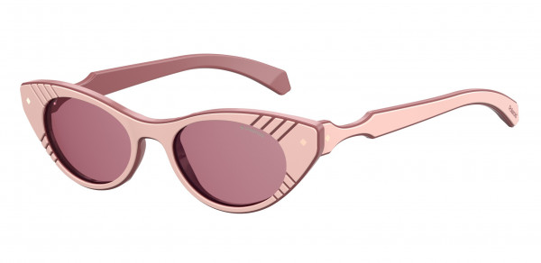 Polaroid Premium Polaroid 6084/S Sunglasses, 0NXA Pink Burgundy