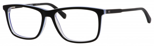 Tommy Hilfiger T. Hilfiger 1317 Eyeglasses, 00L5 Black White Crystal