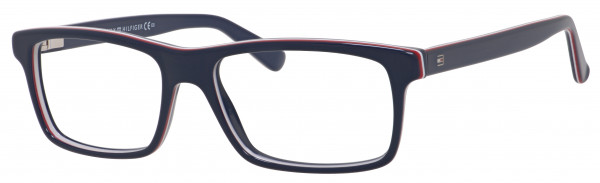 Tommy Hilfiger T. Hilfiger 1328 Eyeglasses, 0VLK Blue Red White