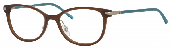 Tommy Hilfiger T. Hilfiger 1398 Eyeglasses, 0R2X Brown Turquoise