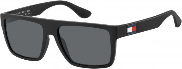 Tommy Hilfiger T. Hilfiger 1605/S Sunglasses, 0003 Matte Black
