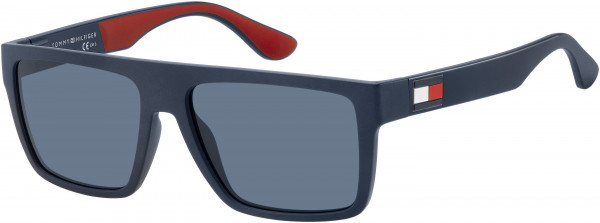 Tommy Hilfiger T. Hilfiger 1605/S Sunglasses, 0IPQ Matte Bl Blue