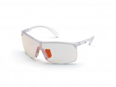 adidas SP0003 Sunglasses, 26C - Crystal / Mirror Orange To Blue Photocromatic