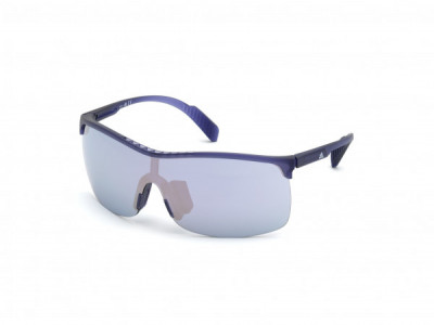 adidas SP0003 Sunglasses, 82Z - Matte Violet / Mirror Violet Lens