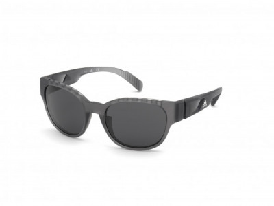 adidas SP0009 Sunglasses, 20A - Transparent Grey/ Smoke Lenses