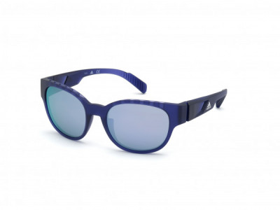 adidas SP0009 Sunglasses, 82Z - Matte Violet / Smoke Mirror Violet Lens