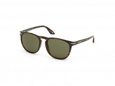 Longines LG0006-H Sunglasses, 52N - Shiny Dark Havana / Green