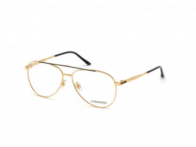 Longines LG5003-H Eyeglasses, 030 - Shiny Endura Gold & Matte Black