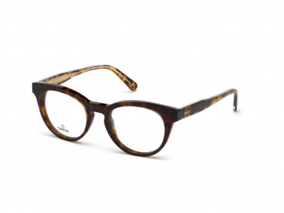 Omega OM5003-H Eyeglasses, 052 - Shiny Dark Havana, Shiny Dark Havana & Transparent
