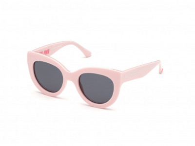 Pink PK0034 Sunglasses, 72A - Solid Pink W/ Grey Lens