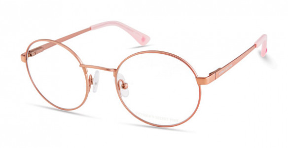 Pink PK5011 Eyeglasses, 073 - Light Pink W/rose Gold Temple,  Heart Temple W/ Pink Tips