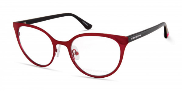 Pink PK5012 Eyeglasses, 069 - Satin Red W/ Heart Temple In Black