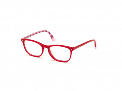 Victoria's Secret VS5007 Eyeglasses, 66A - Dark Red With Solid Light Pink Temple/gold Star On End Pieces