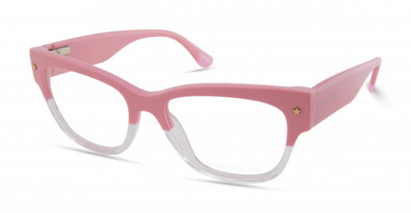 Victoria's Secret VS5015 Eyeglasses, 074 - Pink To Clear W/ Gold Star On Temple, Pink Temple