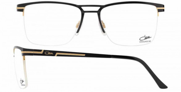 Cazal CAZAL 7080 Eyeglasses, 001 BLACK-GOLD