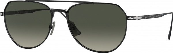 Persol PO5003ST Sunglasses, 800471 MATTE BLACK GRADIENT GREY (BLACK)