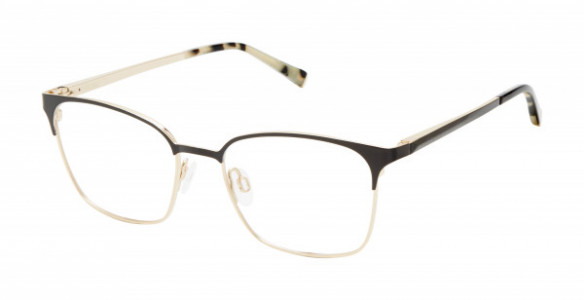 Kate Young K339 Eyeglasses, Black/Gold (BLK)
