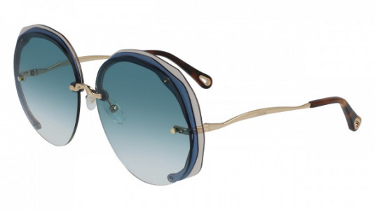 Chloé CE174S Sunglasses, (405) BLUE/NUDE