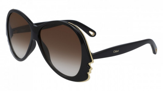 Chloé CE763S Sunglasses, (001) BLACK