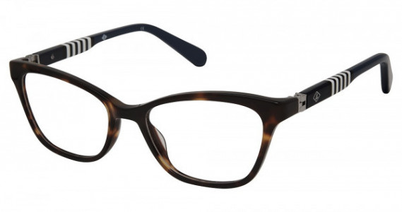 Sperry Top-Sider PARROT FISH Eyeglasses, C02 TORTOISE/NAVY