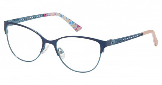 Nicole Miller Piper Eyeglasses, C02 NAVY/LT BLUE