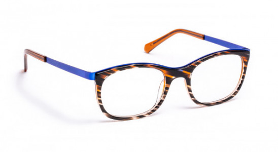 J.F. Rey CHURROS Eyeglasses, STRIPES BROWN/BLUE 8/12 BOY (9500)