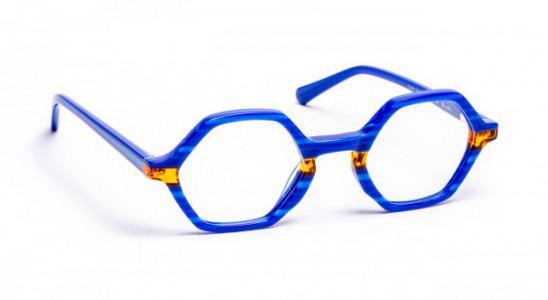 J.F. Rey FLASH Eyeglasses, BLUE/ORANGE LINE 6/8 MIX (2960)
