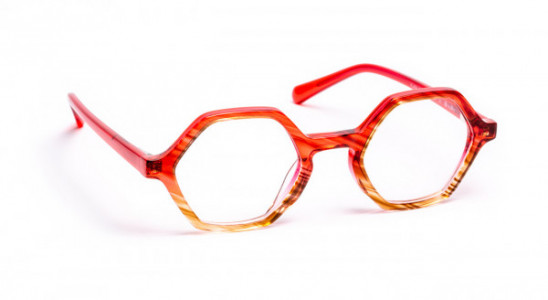 J.F. Rey FLASH Eyeglasses, GRADIENT RED/BROWN 6/8 MIX (3090)