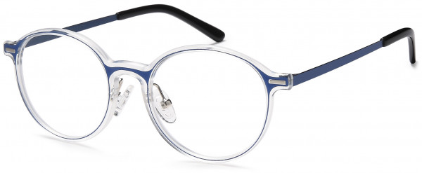 Menizzi M4095 Eyeglasses, 01-Blue Crystal