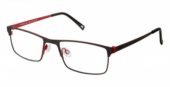 KLiiK Denmark K-597 Eyeglasses, (459) BLACK RED
