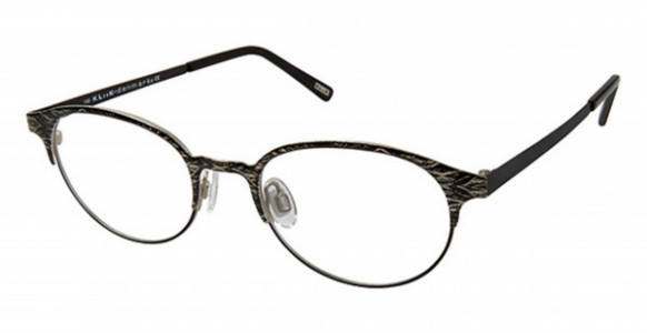KLiiK Denmark K-588 Eyeglasses, (428) BLACK SILVER