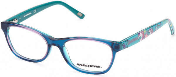 Skechers SE1645 Eyeglasses, 092 - Blue/other