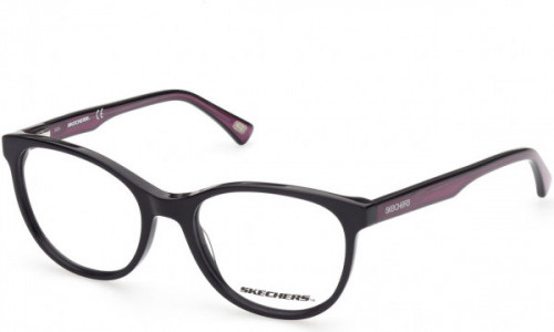 Skechers SE1647 Eyeglasses, 001 - Shiny Black
