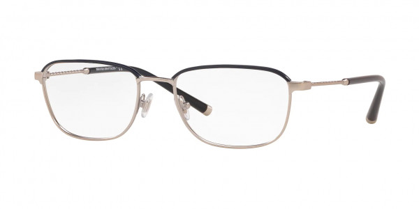 Brooks Brothers BB1070 Eyeglasses, 1007 MATTE SILVER/BLACK (SILVER)