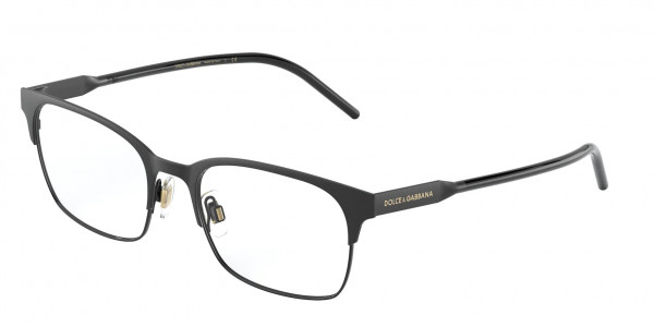 Dolce & Gabbana DG1330 Eyeglasses, 1345 MATTE BLACK/BLACK (BLACK)