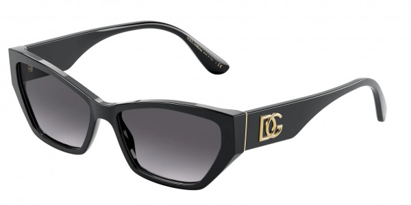 Dolce & Gabbana DG4375 Sunglasses, 501/8G BLACK (BLACK)