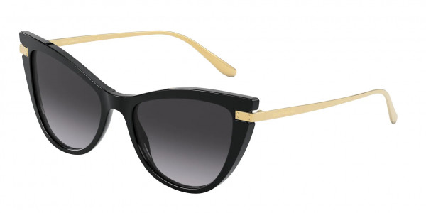 Dolce & Gabbana DG4381 Sunglasses, 501/8G BLACK (BLACK)