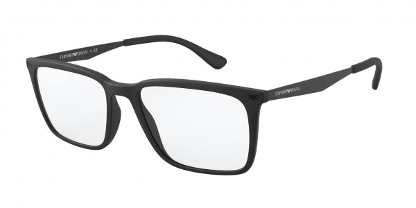 Emporio Armani EA3169F Eyeglasses, 5042 MATTE BLACK (BLACK)