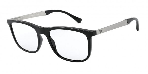 Emporio Armani EA3170F Eyeglasses, 5001 SHINY BLACK (BLACK)