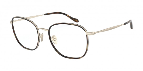 Giorgio Armani AR5105J Eyeglasses, 3002 BROWN HAVANA/PALE GOLD (BROWN)