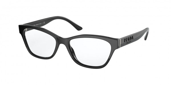 Prada PR 03WVF Eyeglasses, 1AB1O1 BLACK
