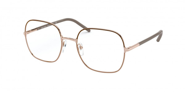 Prada PR 56WV Eyeglasses, 02H1O1 BROWN/BEIGE (BROWN)