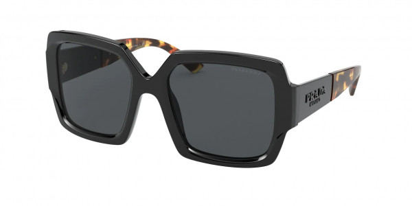 Prada PR 21XS Sunglasses, 1AB5Z1 BLACK POLAR GREY (BLACK)