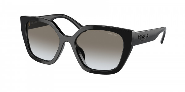 Prada PR 24XS Sunglasses, 1AB0A7 BLACK GREY GRADIENT (BLACK)