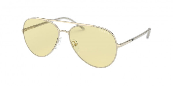 Prada PR 66XS Sunglasses, ZVN01F PALE GOLD SOLEIL PHOTOCROMATIC (GOLD)