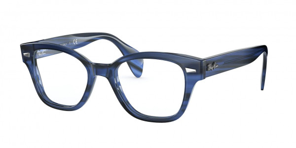 Ray-Ban Optical RX0880 Eyeglasses, 8053 STRIPED BLUE (BLUE)